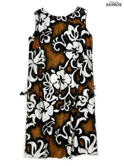 アメリカ古着ROYALHAWAIIANロイヤルハワイアンノースリーブワンピース