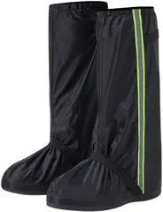 BENQUE(ベンケ) シューズカバー 防水 バイク レインシューズカバー 泥除け 靴カバー 軽量(ブラック,  XL)