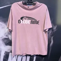 8seconds(エイトセカンズ) グローブ 9 ガーメントダイング Tシャツ ライトピンク