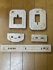 ネームホルダー用抜き型 本革1セット付