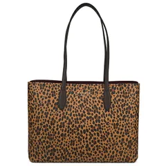 新品 ケイトスペード kate spade トートバッグ レオパード ラージ トート レッドマルチ