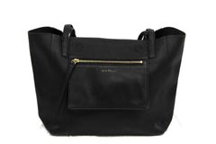 E-0044　【Salvatore Ferragamo】フェラガモ　トートバッグ　レザー　ブラック　21G865　MIMI