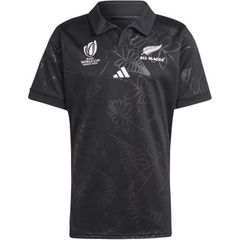 ラグビー　All Blacks×France コラボポロシャツ M オールブラックス ラグビーW杯2023レプリカジャージM - メルカリ