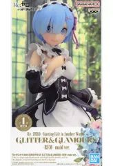 【中古】フィギュア レム 「Re：ゼロから始める異世界生活」 GLITTER＆GLAMOURS-REM-maid ver.