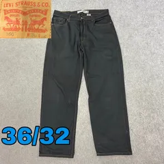 K3444 Levi's 550 後染め　ブラックデニム　リサイズ　リメイク