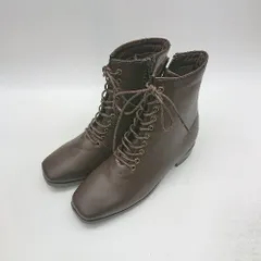 ◇ Θ JELLY BEANS ジェリービーンズ レースアップブーツ サイズM ブラウン レディース E  【1502180080289】