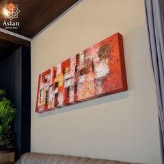 絵画 インテリア アートパネル 抽象画 モダン 北欧 壁掛け 玄関 おしゃれ アート 絵 アジアン バリ 80×30 (41)