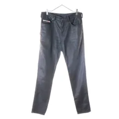DIESEL (ディーゼル) SLIM 2060 D-STRUKT JOGGJEANS ウエストリブ切り替え スリムフィット スキニージーンズ デニムパンツ ブラック A15377