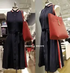 Tommy Hilfiger(トミーヒルフィガー) レディース 未使用 シャツ ノースリーブ ワンピース 85