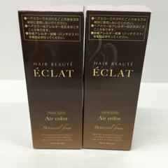 ÉCLAT エアカラー ダークブラウン 3本セット ÉCLAT エアカラー ダークブラウン 3本セット ÉCLAT ボタニカルエア