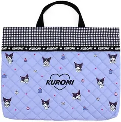 【送料込み♪】サンリオ フック対応ループ付キルティング手提げバッグ(レッスンバッグ)クロミ(A1661)(配送区分B)