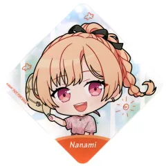 【新品未使用】バンドリ！ 広町七深 GiGO ビッグ缶バッジ フォト風カード 新品未使用】バンドリ！ 広町七深 GiGO ビッグ缶バッジ フォト風