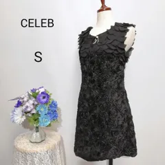 【送料無料】　極上美品　ドレス　ワンピース　パーティー　Ｓサイズ　黒色