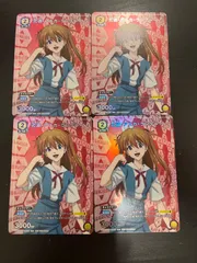 ユニオンアリーナ　エヴァンゲリオン　式波・アスカ・ラングレー　プロモ　ホイル　4枚