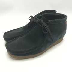 【中古】Clarks チャッカブーツ UK8 ブラック クラークス[10]