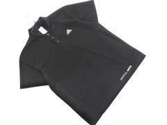 adidas アディダス ポロシャツ sizeXL/黒 ■◆ メンズ