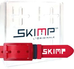 SKIMP シリコンラバーベルト メンズ レディース ゴム ゴルフ スノボ 防水  長さ約135cm 幅約3.4cm スキンプ【赤 レッド】