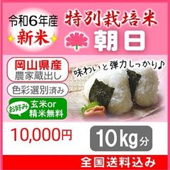 ☆令和6年産 100％ 希少米！緑肥＆有機肥料 特別栽培米【朝日】10㎏
