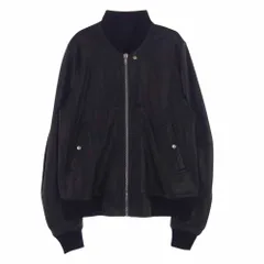 Rick Owens リックオウエンス ブルゾン 21AW 21FW RU02A5786-LBL GETHSEMAN期 CROPPED FLIGHT レザー クロップド フライト ボンバー ジャケット ブラック系 9【中古】のサムネイル
