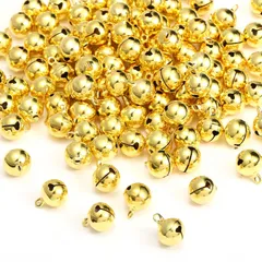 【数量限定】ゴールド 金鈴 鈴 スズ すず 約115個 ハンドメイド小物 御守りに 手芸 イベント ベル クリスマス 飾り NALER 12ｍｍ