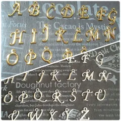 【P〜S 8個】アルファベットチャーム