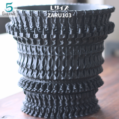 3Dプリント鉢 3Dプリンター鉢 作家鉢 植木鉢 Green5【ZARU103L】155mm