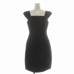 ルネ Rene basic ワンピース ドレス ミニ ノースリーブ 5536200 34 S 黒 ブラック /DKのサムネイル