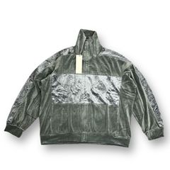 定価39600円 新品 LAD MUSICIAN 23AW TRACK JACKET ベロア トラックジャケット ブルゾン ラッドミュージシャン モスグレー 2223-603