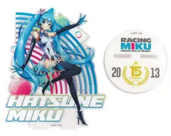 【中古】アクリルスタンド・アクリルパネル 初音ミク レーシングver.(2013) アクリルスタンド 「HATSUNE MIKU GT PROJECT 15th ANNIVERSARY!くじ」 A賞