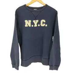 チャンピオン Champion N.Y.Cプリント 前V ガゼット クルーネックスウェット メンズ JPN：M 