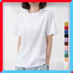 新品 Tシャツ レディース 半袖 無地 ロングT 綿 ゆる着やせ 夏 春夏 【送料無料】