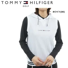 トミーヒルフィガー ゴルフ レディース ワッフル スウェットフーディーベスト TOMMY HILFIGER GOLF THLA551 2025年秋冬モデル ホワイト(00)