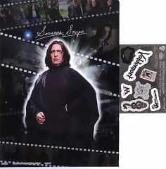 [중고] 클리어 파일 세브루스 스네이프 A4 클리어 파일 & 스티커 세트 [이치 반 쿠지 WIZARDING WORLD] G상