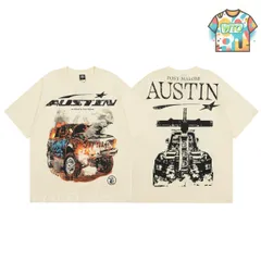 【今日WTO】Hellstar x Post Malone オースティンクリーム Tee-PL39