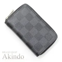 ルイヴィトン 財布 コインケース ダミエ・グラフィット ジッピー コインパース ラウンドファスナー 小銭入れ ブラック 黒 メンズ レディース N63076 コンパクトウォレット ミニ財布 LOUIS VUITTON ビトン ブランド プレゼント ギフト