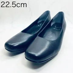 【新品 訳あり】イング　スクエアトゥパンプス　22.5㎝　黒