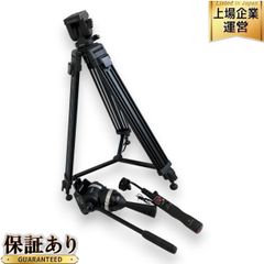 Used Sachtler ace L SA-drag pan head with tripod for Sony VCT-1170RM video camera. Z9672689.