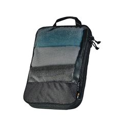 エレコム 旅行用 収納袋 圧縮袋 パッキングキューブ Mサイズ 12L 24×34×14 両面収納 コーデュラ 高耐久YKK製ファスナー採用 ブラック BMA-TRCS01MBK 1
