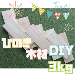 数量限定！ひのきの薄板の端材の詰め合わせ！3kg　木材・ペット・かじり防止・薪・焚き火・DIY・工作・木工
