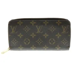 LOUIS VUITTON (ルイヴィトン) モノグラム ジッピーウォレット ローズバレリーヌ ロングウォレット 長財布 ブラウン PVCレザー ゴールド金具 M41894