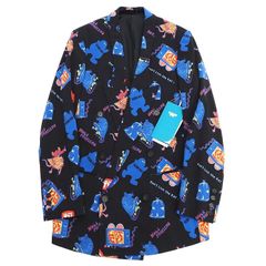 新品 20SS TAKAHIRO MIYASHITA TheSoloist × POGGY THE MAN ジャケット 【サイズ：48】 ブラック 黒 定価324500円 コート ソロイスト ポギー メンズ 5LSH1/G03206/GJUL09/