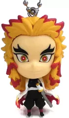 【中古】食玩 キーホルダー 4.煉獄杏寿郎 「鬼滅の刃ディフォルメマスコット」