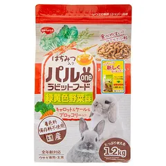 【同梱不可】【6個セット】日本ペットフード パルワンパルワンラビットフード緑黄色野菜味1.2kgのサムネイル