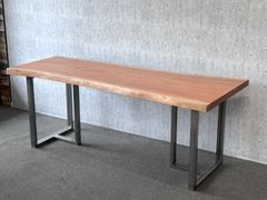 ケヤキ　テーブル　180cm 高さ70cm 一枚板