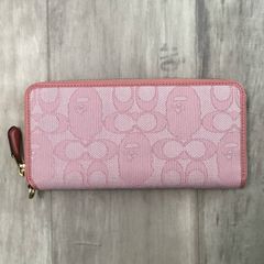 COACH × BAPE PHONE WALLET Pink a bathing ape エイプ ベイプ