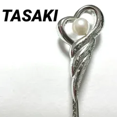 TASAKI　タサキ　ピンブローチ　カフス　シルバー　タイピン　パール6.5ｍm