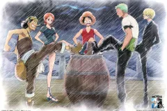 【中古】紙製品 集合(進水式) 名場面色紙コレクション 「一番くじ ワンピース TVアニメ25周年 ～海賊王への道～」 H賞