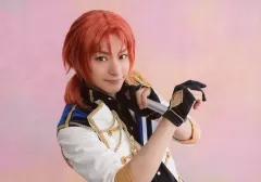 【中古】生写真(男性) 橋本祥平(月永レオ)/横型・上半身・背景ピンク・キャラクターショット/「『あんさんぶるスターズ!オン・ステージ』あんステフェスティバル」ブロマイド(個人セット)