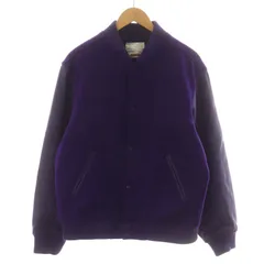 シュプリーム SUPREME 18AW Motion Logo Varsity Jacket Purple