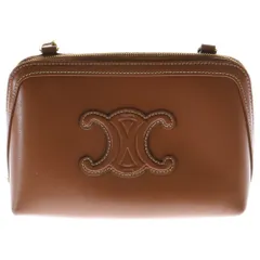 【✨美品】セリーヌ ケース キュイル トリオンフ キーリング付 ブラウン ✨美品】セリーヌ コインケース キュイル トリオンフ キーリング